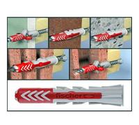 . TACO FISCHER DUOPOWER Ø6x30mm S+TORNILLO Ø4,5x40mm CAJA 50 unid. 555106