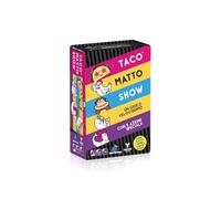 Taco Matto Show - Juego de Cartas - Juego competitivo para Adultos y niños de 7 años - 2 - 8 Jugadores - Duración 10 min - Edición Italiana