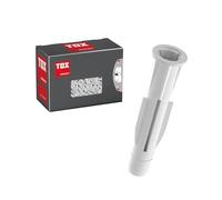 Taco multiuso TOX TRIKA 6/36, fijación fiable en casi todos los materiales, montaje sencillo, antirrotación y tapa protectora de superficie, 50 uds, 01119081