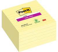 Post-it Notas Super Sticky L, Canary Yellow, 6 blocs reng., 101 נ101 mm