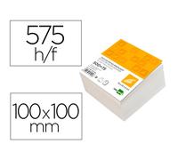 Taco papel liderpapel encolado 100x100x60 mm blanco 80 gr - TA01