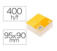 Taco papel liderpapel sin encolar 95x90x40 mm blanco 80 gr - MT01