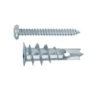 Taco para placas de yeso laminado Taco de Zamak con tornillo DIN 7981 4,2 x 32 - MEDIDA: 13 x 32 - Unid: 100