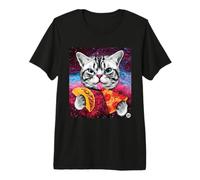 Taco Pizza Cat Camiseta Premium