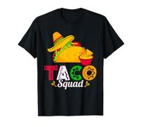 Taco Squad - Amante de la Comida Mexicana - Tacos Divertidos Camiseta gráfica económica