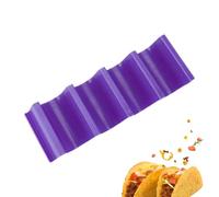 Taco Stand - Burrito Stand Wavy Stand Wavy Stand Wavy Burrito Cake Pancake Stand, gran bandeja de taco que ondeaba con forma de comida | Para cocinar a alimentos, bandeja multiusos, 4 compartimentos