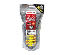 Fischer Big Pack SX Plus 8 x 40 120 tacos para pared llena y perforada