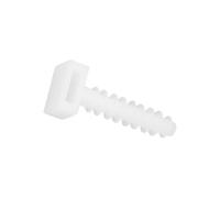 Taco - taco de fijación brida de nylon 8 mm, bolsa de 100 unidades, ideal para montaje en superficies diversas, resistente y duradero.