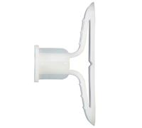 Taco - taco de percha nº2, largo 8-9 mm, caja de 100 piezas, ideal para fijar estructuras ligeras en diversos materiales.