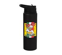 Taco Tuesday Pizza Night | Italiano divertido y sarcástico Stainless Steel Insulated Water Bottle