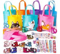 Tacobear Artículos de Fiesta Niños Gatos Piñata Cumpleaños Infantil Bolsos de Fiesta Llavero de Lentejuelas Pulseras Pegatinas Tatuajes Temporales Juguetes Regalos Cumpleaños Niños Niñas