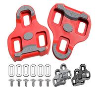 Tacobey Calas de Ciclismo Compatible con Look keo Pedales, Calas de Bicicleta con Tornillos, Negro 0° /Rojo 9° /Gris 4.5°
