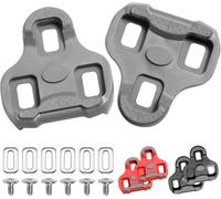 Tacobey Tacos de bicicleta compatibles con tacos Look KEO Grip, juego de placas de zapatos para ciclismo y bicicleta de carretera, compatible con Keo Structure y pedales Keo con agarre, gris flotador