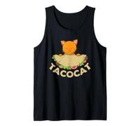 Tacocat Cat con Delicioso palíndromo de Taco Camiseta sin Mangas