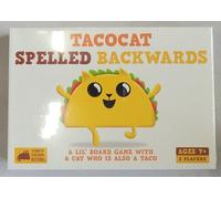Tacocat Deletreado Invertido Familia Juego de Cartas 2 Jugadores Edades 7+ Nuevo