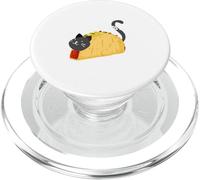 Tacocat Spelled Backwards - Taco & Cat, Amante de la Comida Mexicana PopSockets PopGrip para MagSafe