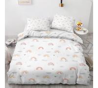TACOKI Funda Nordica Cama 180 Arcoíris - Ropa de Cama Microfibra Suave, Funda Nórdica Dibujos Animados Funda Edredon 260x240 cm y 2 Funda de Almohada 50x75 cm, 3D Funda de Edredón q2921