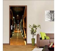 TACOKI Murales Para Puertas Bodega, Pegatina Puerta Bodega 3D Papel Pintado Autoadhesivo Mural Poster Puertas Pegatinas para Cocina Sala de Baño Decorativos 88x200 cm 9022z