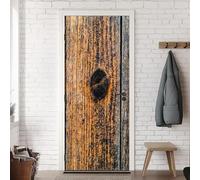 TACOKI Murales Para Puertas Puerta de Madera, Pegatina Puerta Puerta de Granero 3D Papel Pintado Autoadhesivo Mural Poster Puertas Pegatinas para Cocina Sala de Baño Decorativos 88x200 cm 9175z