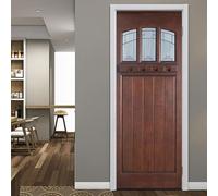 TACOKI Murales Para Puertas Puerta de Madera, Pegatina Puerta Puerta de Madera 3D Papel Pintado Autoadhesivo Mural Poster Puertas Pegatinas para Cocina Sala de Baño Decorativos 88x200 cm 9409z