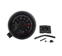Tacómetro de automóvil Universal Negro Medidor de calibre de carreras de alta precisión 0 8000 RPM para vehículos de gasolina de 12 V Motores de 4 6 8 cilindros Material ABS