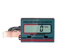 Tacómetro digital de inducción para motores de gasolina que soporta medición de RPM y tiempo de funcionamiento del motor para múltiples cilindros y equipos como amoladoras y