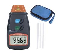 Tacómetro digital Foto láser Medidor de tacómetro sin Herramienta de medición de RPM de alta precisión para motores de torno Componentes de máquinas Material ABS