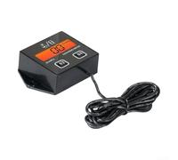 Tacómetro digital LCD contador de horas para motores de 2 y 4 tiempos con recordatorio de mantenimiento, luz de fondo automático 0-30000 RPM(ZSB-02 BL)