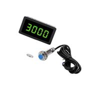 Tacómetro digital RPM medidor con sensores Hall, visualización de velocidad en tiempo real, medición de alta precisión, adecuado para motores, no interferencias, medición de velocidad