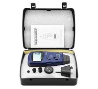 Tacómetro Digital, SM6236E Pantalla LCD Digital Tacómetro de Contacto portátil 5 dígitos 18 mm Probador de medidor de rotación de tacómetro