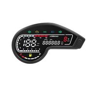 Tacómetro Digital Universal para motocicleta de 12V, fueraborda, velocímetro 12000rpm, tablero con luz señal giro