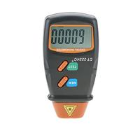 Tacómetro Fotográfico Digital de Mano, DT-2234C + Tacómetro Fotográfico LCD Digital sin Contacto, Mini Medidor de RPM Probador de Velocidad de 2.5 RPM a 99999 RPM