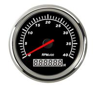 Tacómetro marino personalizado de 85 mm for coche, medidor horas digital for barco, 0-7000 RPM, tacómetro 3000-8000, sensor for gasolina(BS 4000 rpm)