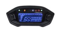 Tacómetro Odómetro Motocicleta Velocímetro Digital Universal para Motocicleta, 13000 RPM, Retroiluminación para Vehículos De 2 A 4 Cilindros, Odómetro con Ajuste De 7 Colores.