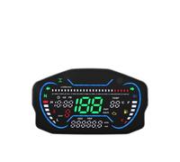 Tacómetro Odómetro Velocímetro Digital Universal para Motocicleta con LED para Tablero Instrumentos RPM tacómetro Instrumento para Reloj Agua Engranaje