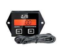 Tacómetro para motores pequeños - 7,3 x 4,6 x 2 cm Herramienta de apoyo para tacómetro | Tacómetro del motor | Medidor digital inductivo | Para , hombres, reparación al aire libre, esperando