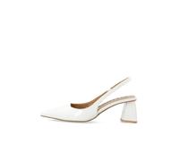 Tacón Escultural Biamaralyn Zapatos Destalonados 39 Blanco