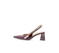 Tacón Escultural Biamaralyn Zapatos Destalonados 41 Rojo