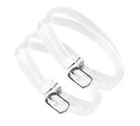 Tacones de correa transparentes: correas invisibles de fijación del talón, estabilizador de zapatos ajustable, accesorio de soporte antideslizante, refuerzo de estilo elegante, ideal Fix transparente