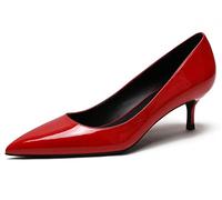Zapatos de tacón Alto para Gatitos Classic Fashion Charol Zapatos Pump Rojo 39 EU