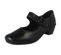 Tacones Inteligentes Con Hebilla Detallada De Gancho Y Bucle Para Damas - 41756