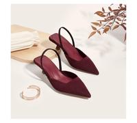 Tacones Moño Kitten Mujer Zapatos de salón grandes Tacón alto for mujer
