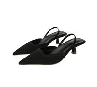 Tacones Moño Kitten Mujer Zapatos de salón grandes Tacón alto for mujer