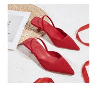 Tacones Moño Kitten Mujer Zapatos de salón grandes Tacón alto for mujer