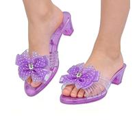 Tacones para niños: zapatos de vestir antideslizantes de 19 x 6 x 4 cm, calzado de de , juego de simulación, accesorio de disfraces, pequeño tacón sintético para niños con para