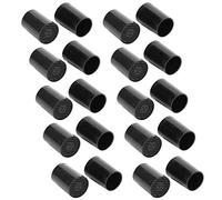 Tacones Protectores De Tacón Alto 10 Pares Tapas De Punta De Tacón Alto Kits De Repuesto De Reparación De Zapatos De Poliuretano CPU Negros (Diámetro interior 11mm)