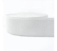 Taconey Banda elástica Duradera de 2,5 a 10 cm, Adecuada para Coser Correas de Bolsos y Hacer Cinturones elásticos de Prendas de Bricolaje.,Blanco,100 mm, 1 Metro