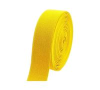 Taconey Cinturón elástico de Nailon de 10 mm para Tirantes de Sujetador, Cinturones de Repuesto duraderos,Amarillo,10 mm, 5 Metros