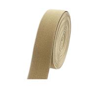 Taconey Cinturón elástico de Nailon de 10 mm para Tirantes de Sujetador, Cinturones de Repuesto duraderos,Caqui,10 mm, 5 Metros