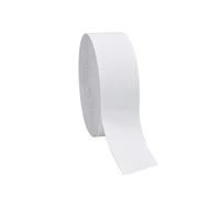 Taconey Cinturón elástico de poliéster de 15/20/25/30/35/40/45 mm para Costura de Prendas, Cinturones de Repuesto duraderos,Blanco,35 mm, 5 Metros